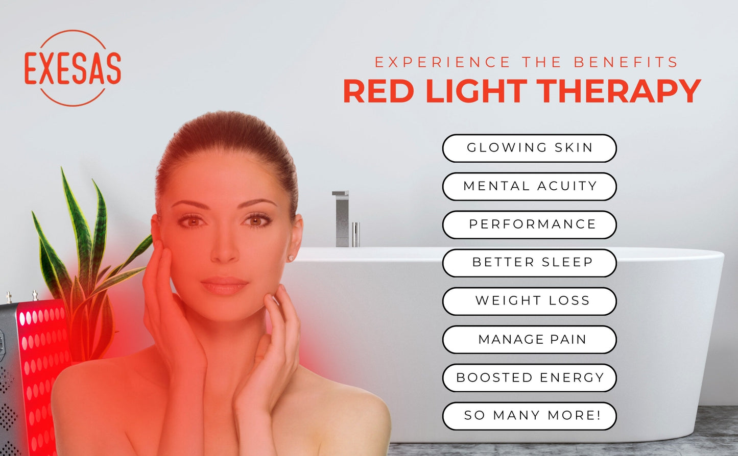 Lumi Glow Light 400W Red Light Therapy Panel — 660nm & 850nm Dual-Chip Full Body Device