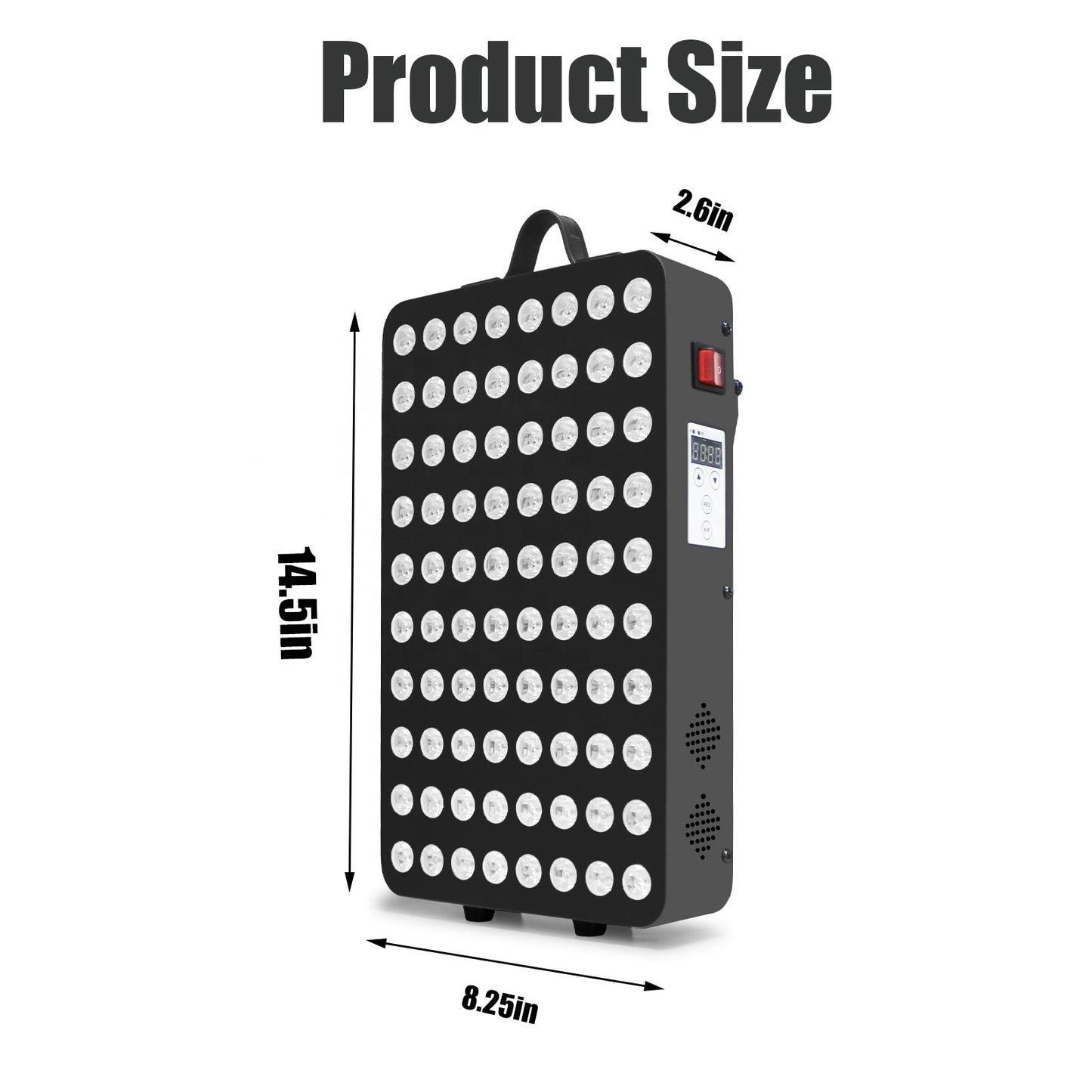 Lumi Glow Light 400W Red Light Therapy Panel — 660nm & 850nm Dual-Chip Full Body Device
